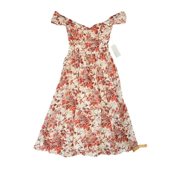 Reformation Violeta Dress Toile De Jouy - Picture 2 of 11